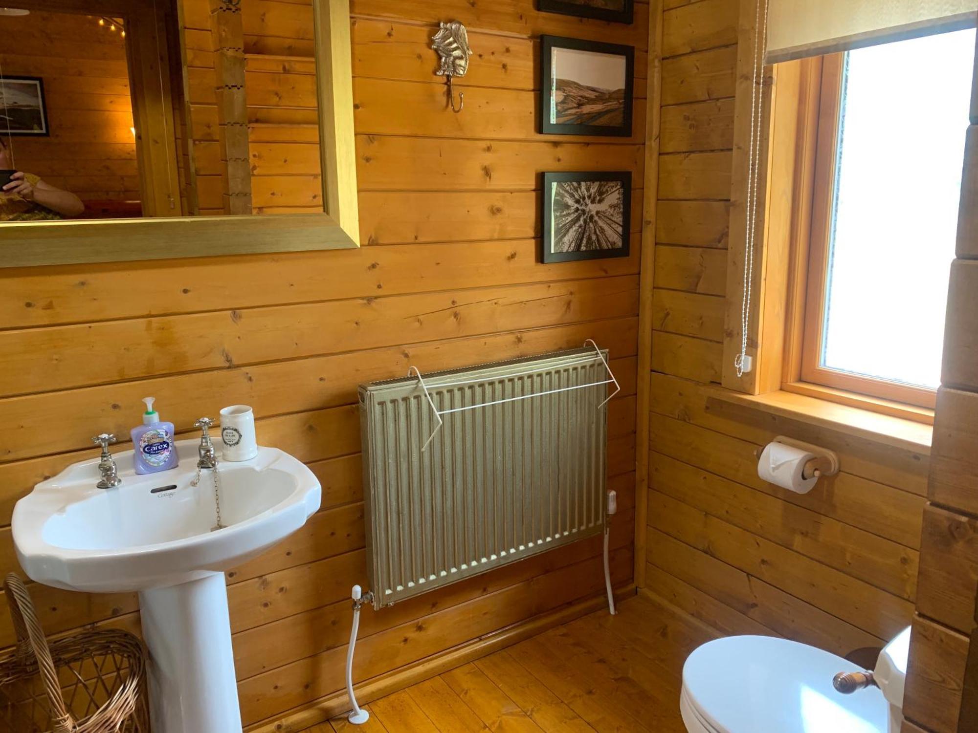 Cherry Cabin - Little Log Cabin In Wales Bettws Cedewain Eksteriør billede